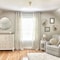 Designers Fountain Summer Jazz 7 in. 1-Light Brushed Gold Transitional Semi Flush Mount with Clear Glass Shade D310M-SF-BG - alternate 9